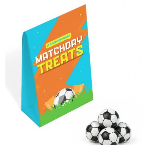 Chocolate Football Eco Carton Custom Logo
